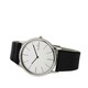 Skagen Men's Black Leather Strap Watch