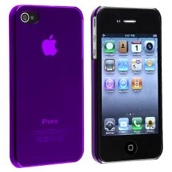 BasAcc Purple Slim-fit Snap-on Case for Apple iPhone 4/ 4S-Image