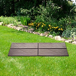 See Reviews Brown Realistic Rock Style 4-piece Garden Path