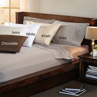 Royalty 100-percent Cotton 1200 Thread Count Standard-size Pillowcases (Set of 2)