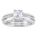 Miadora 14k White Gold 1 1/4ct TDW Diamond Engagement Ring (F-G, I1-I2)
