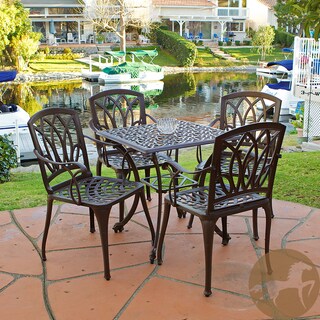 Christopher Knight Home Dunbar 5-piece Cast Aluminum Outdoor Dining Set