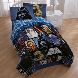 Star Wars Collage 5-piece Full-size Bed in a Bag with Sheet Set