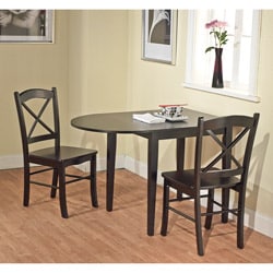 Buy Online Simple Living Country Cottage Black Drop Leaf Dining Table