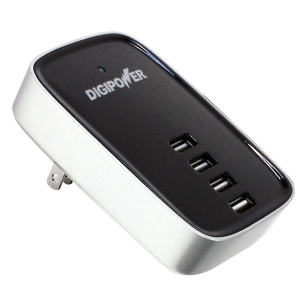 DigiPower 4-Port USB Wall Charger