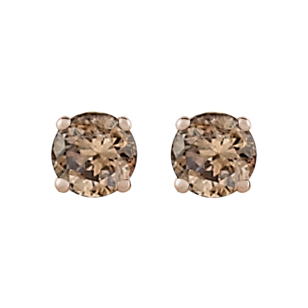 Brown Diamond Studs 96