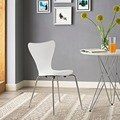 Arne Jacobsen Style Series 7 White Side Chair
