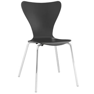 Arne Jacobsen Style Series 7 Black Side Chair