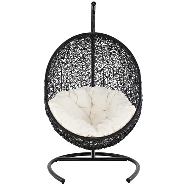 Encase Rattan Outdoor Patio Swing Chair - 14230431 - Overstock.com