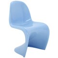 Verner Panton Style Blue Chair