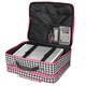 World Traveler Houndstooth Fashion Print Women's Rolling 17-inch Laptop Briefcase