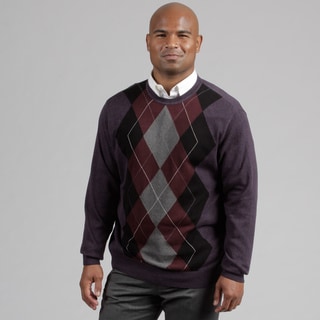 Alex Cannon Men's Argyle Crew Neck Sweater FINAL SALE
