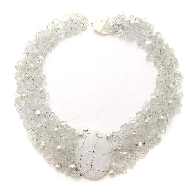 ... White-Granite-Pendant-Clear-Quartz-Beaded-Necklace-Philippines