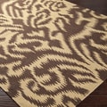 B. Smith Hand-woven Tan Sugarford Wool Rug (5' x 8')