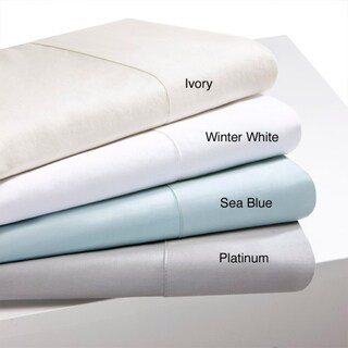  300 Thread Count Liquid Cotton Standard Pillowcases (Set of 2)
