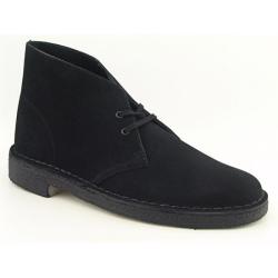 Hot Deal Clarks Originals Men's Desert boot Black Boots