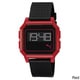 Puma PU910951004 Active Lightweight Flat Screen Plastic Digital Red and Black Watch