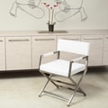Christopher Knight Home Martine White Leather Director Style Dining Chair