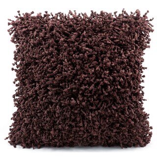 Nourison Wine Shag Decorative Pillow