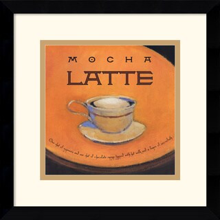 Jillian David Design 'Mocha Latte' Framed Art Print