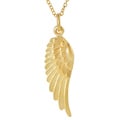 Journee Collection  Gold over Silver Wing Necklace