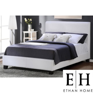 ETHAN HOME Castilian White Upholstery Queen-size Bed