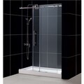 Enigma-X Shower Door and Amazon Shower Base 30x60-inch Tub To Shower Kit