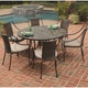 Home Styles Stone Harbor Table and Laguna Arm Chair 7-piece Dining Set