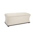 Jonathan Cream Linen Storage Bench