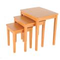 Helpful blog reviews on china Place Bay Shore 3-piece Honey Maple Nesting End Table Set