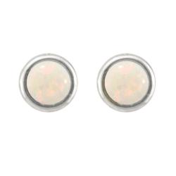 10k Gold Opal Stud Earrings