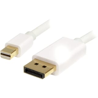 StarTech.com 1m (3 ft) White Mini DisplayPort to DisplayPort 1.2 Adap