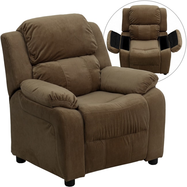 recliner with storage compartments