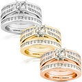 14k Gold 2 1/3ct TDW Diamond 3-piece Bridal Ring Set (H-I, I1-I2)