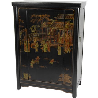 Oriental Home Black Lacquer Wine Cabinet China Best Buy Loycoonlee