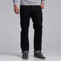 Ditch Plains Men's Straight Leg Distressed Dark Wash Jeans