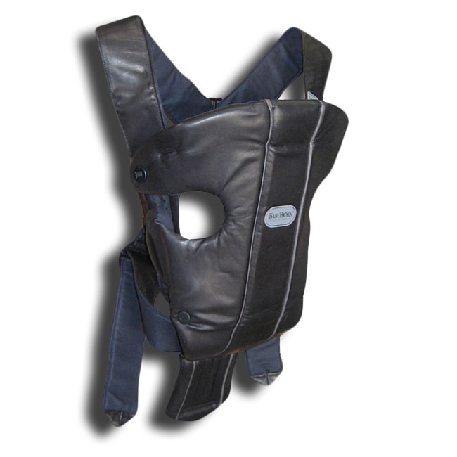 Baby Bjorn Original Carrier in Black Leather Overstock™ Shopping