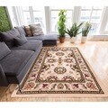 Antep Ivory/ Beige Oriental Rug (7'10 x 9'10)