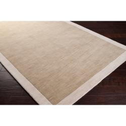 angelo:HOME Loomed Tan Madison Square Wool Rug (8' x 10')