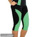 Fajate Women's 'Tierra' Fitness Capri Leggings