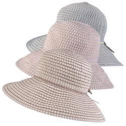 Hailey Jeans Co. Women's Checkered Wide Brim Sunhat-Image