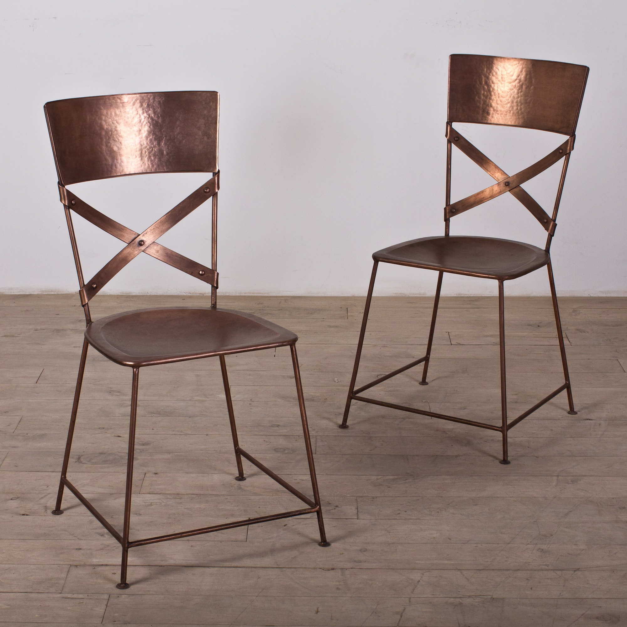 Set of Two Jabalpur Dining Chair Copper (India) Overstock Shopping