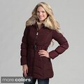 Laundry Women's Quilted Belted Down Coat