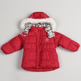 London Fog Toddler Girls' Leopard Hood Jacket