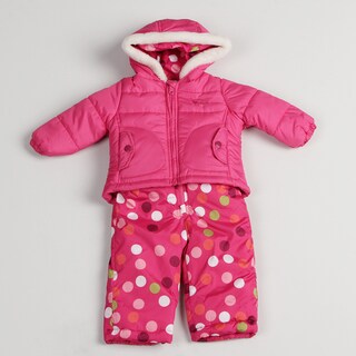 Osh Kosh Infant Girls' Polka Dot Snowsuit