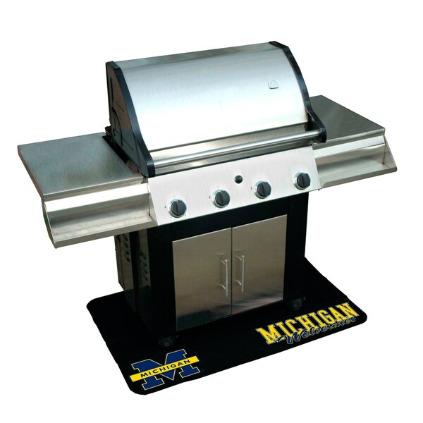 Michigan Wolverines Grill Mat
