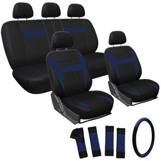 Oxgord Blue 17-piece Car Seat Cover Automotive Set-Image