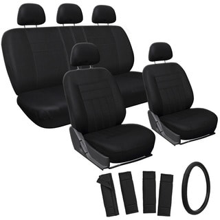 Oxgord Black 17-piece Car Seat Cover Automotive Set-Image