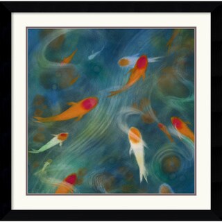 Lun Tse 'Koi Zen 1' Framed Art Print
