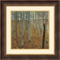 Gustav Klimt 'Forest of Beech Trees' Framed Art Print